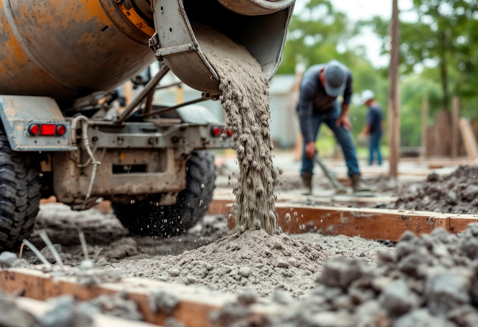 pouring-concrete-as-foundation